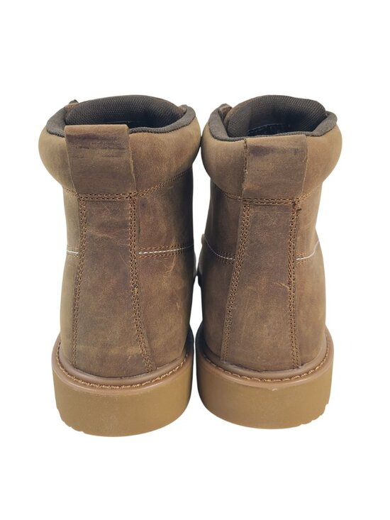 NEW Wolverine Men\'s Floorhand Moc Toe Waterproof Work Boots Sz 13 Tan Leather main image 3